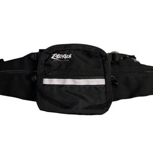 Vintage Z-Kreation Black Waist Bag Boulder Colorado Hiking Running Pockets READ